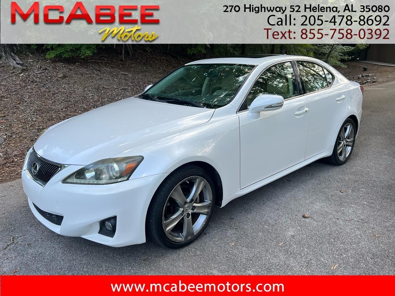 2012 LEXUS IS