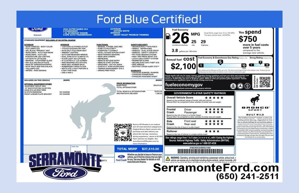 2024 FORD Bronco