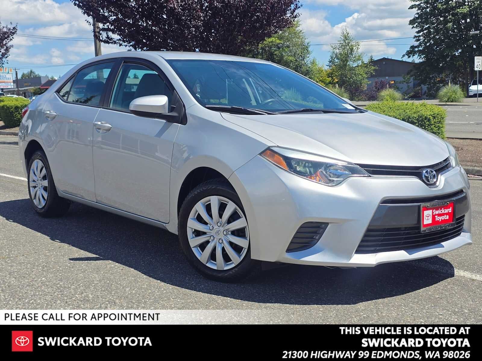 2016 TOYOTA Corolla