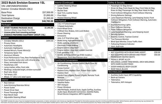 2023 BUICK Envision
