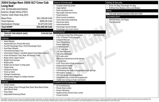 2004 DODGE Ram