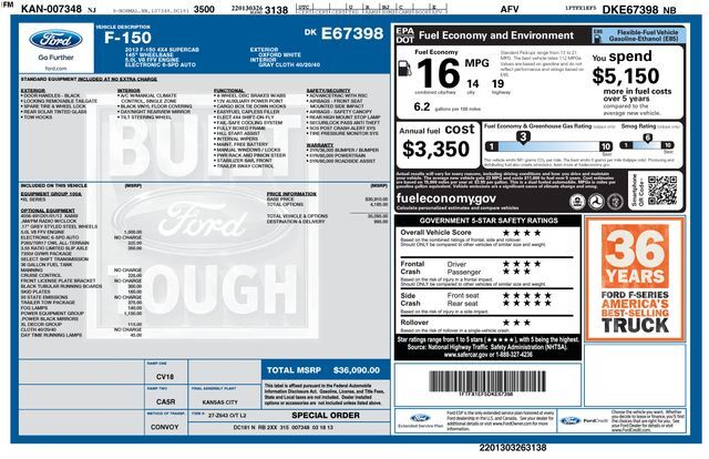 2013 FORD F-150