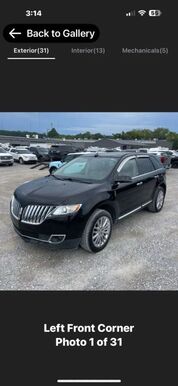 2012 LINCOLN MKX