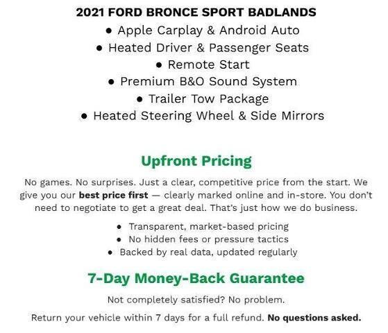 2021 FORD Bronco