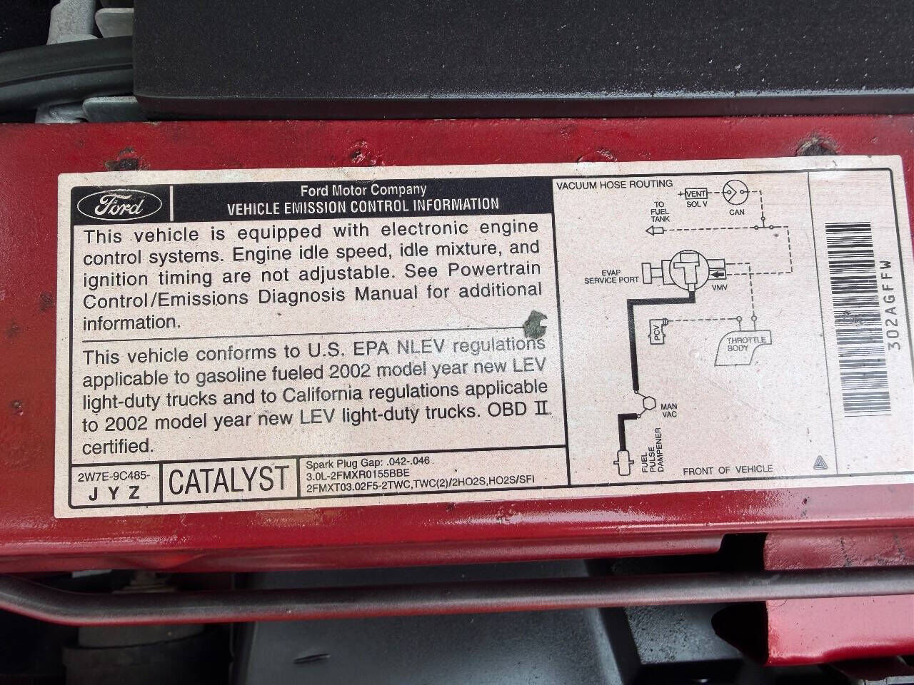 2002 FORD Ranger