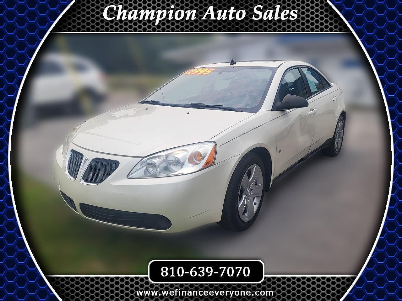 2009 PONTIAC G6