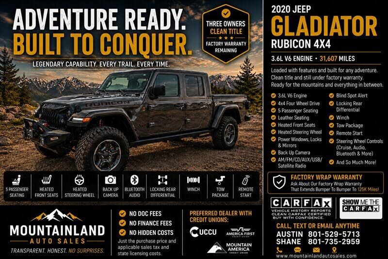 2020 JEEP Gladiator