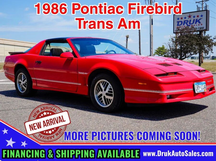 1986 PONTIAC Firebird
