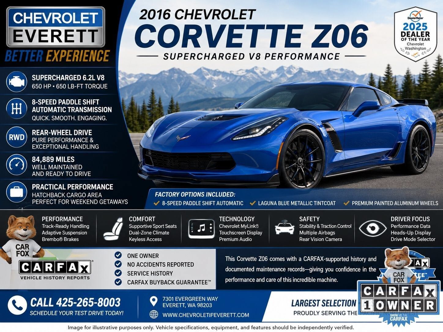 2016 CHEVROLET Corvette