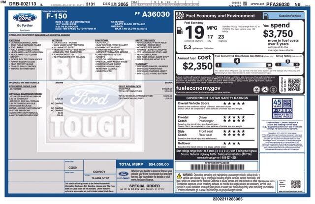 2023 FORD F-150