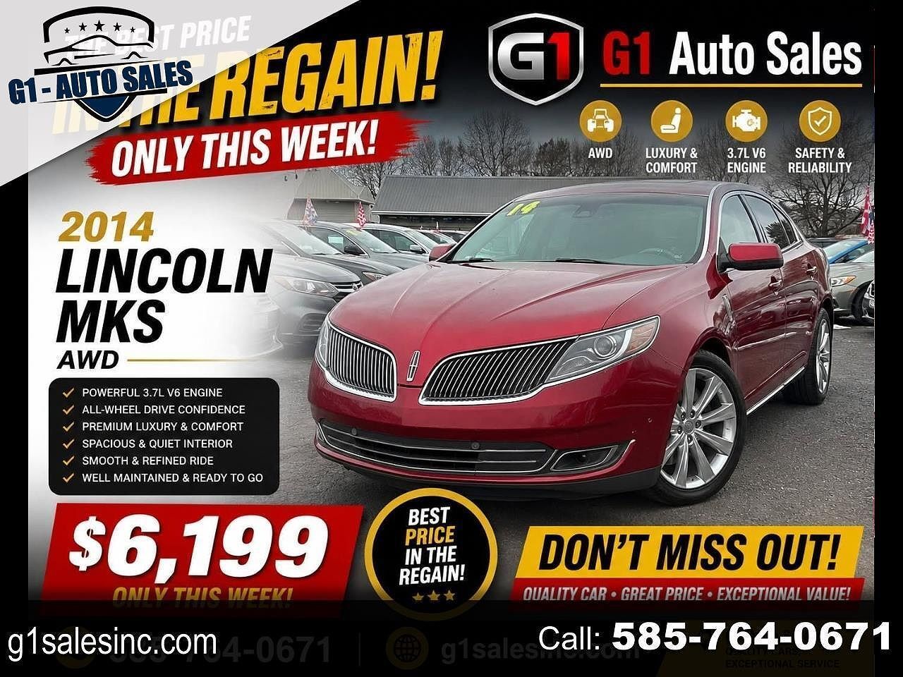 2014 LINCOLN MKS