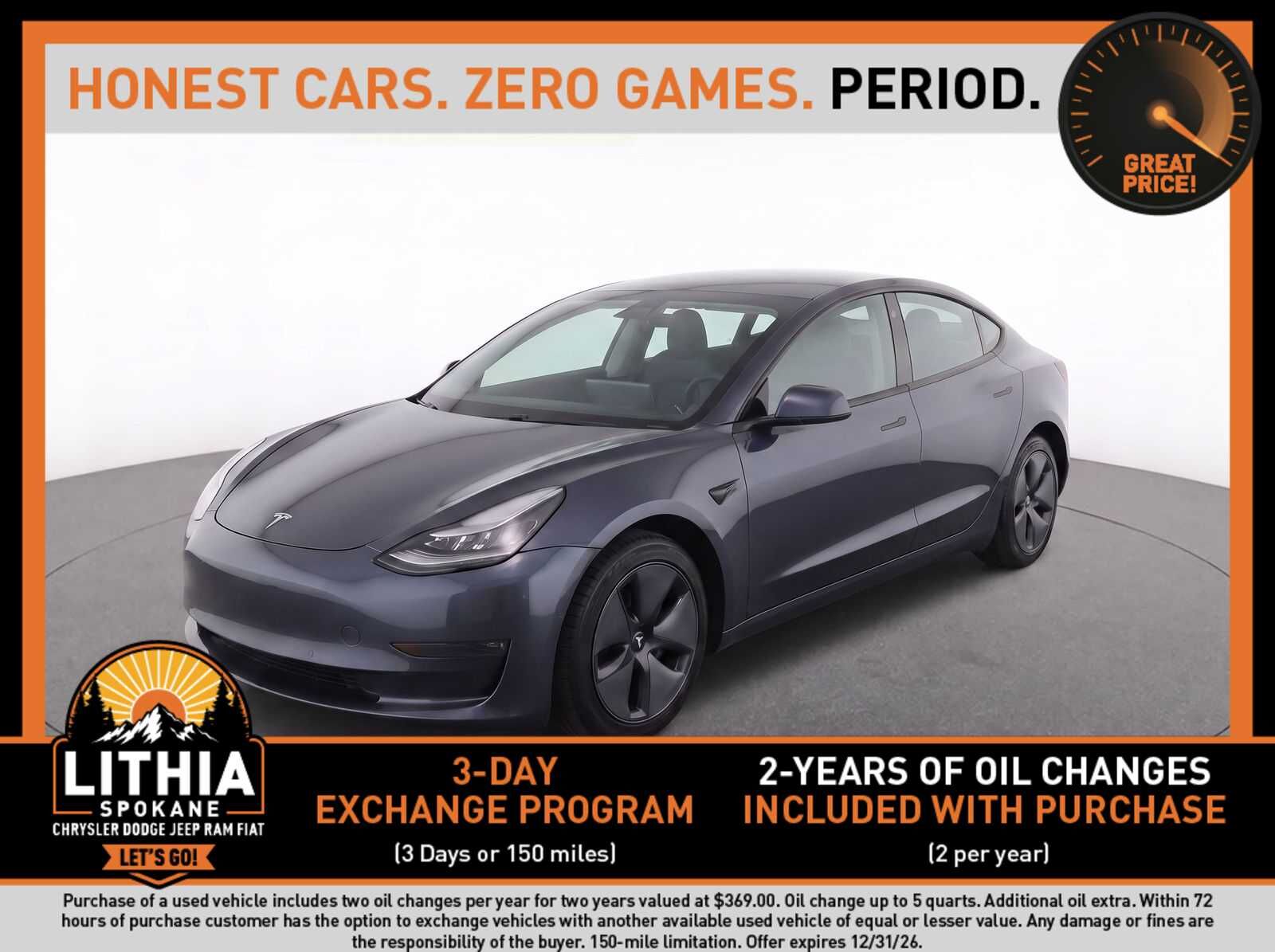 2022 TESLA Model 3