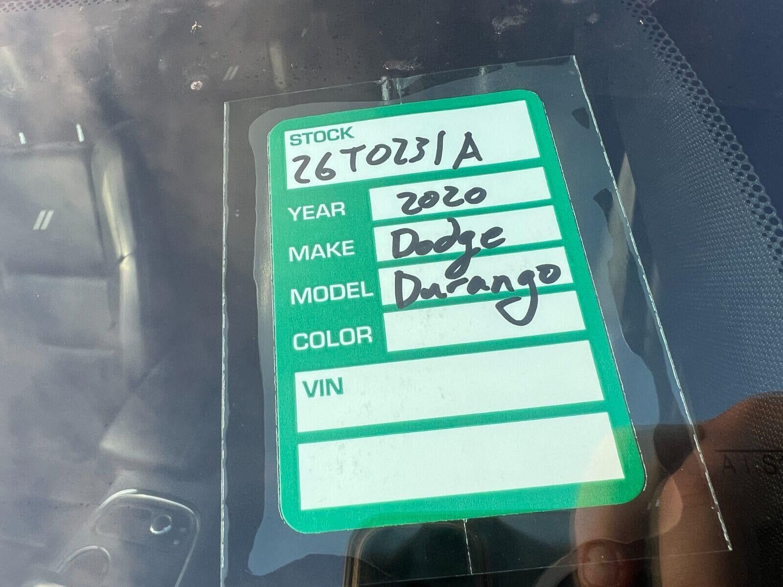 2020 DODGE Durango