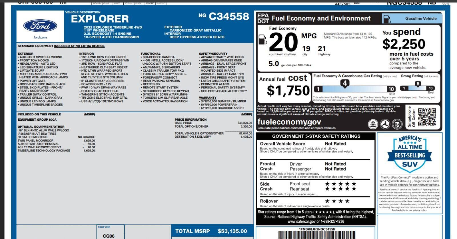 2022 FORD Explorer