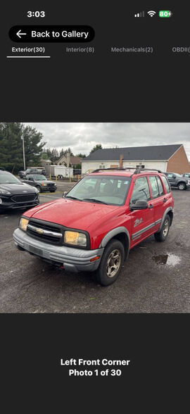 2001 CHEVROLET Tracker