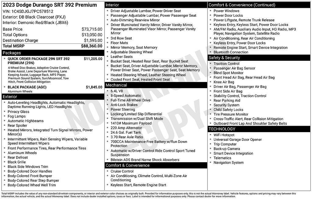 2023 DODGE Durango