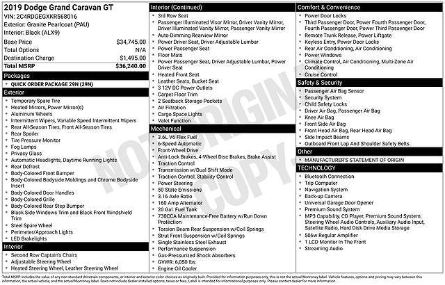 2019 DODGE Grand Caravan