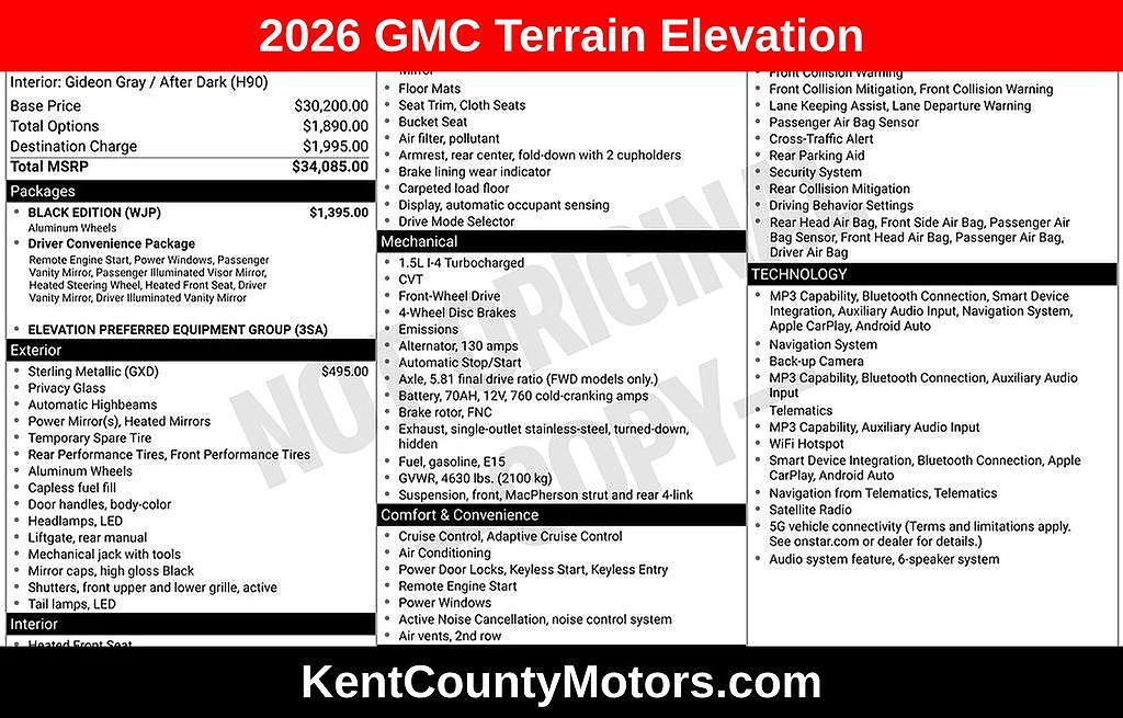 2026 GMC Terrain