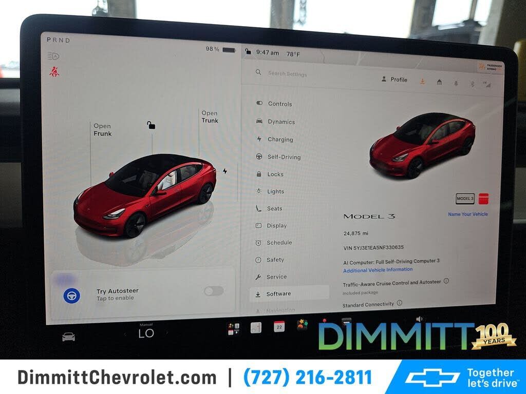 2022 TESLA Model 3
