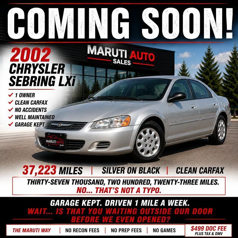 2002 CHRYSLER Sebring