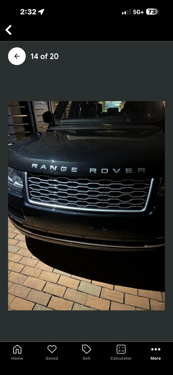 2016 LAND ROVER Range Rover