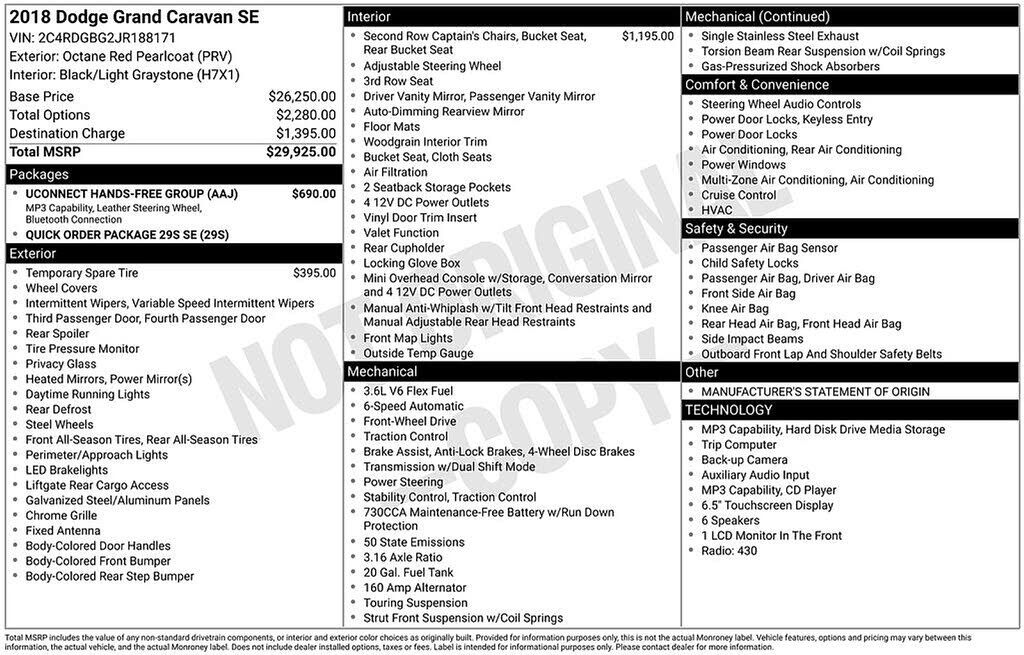 2018 DODGE Grand Caravan