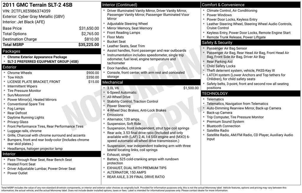 2011 GMC Terrain