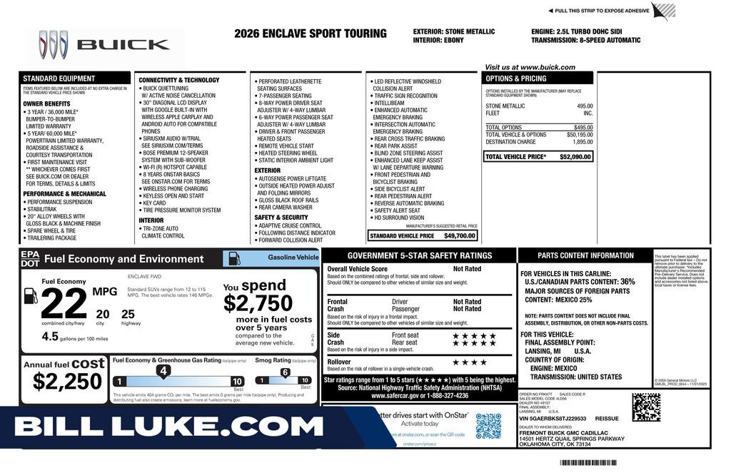 2026 BUICK Enclave