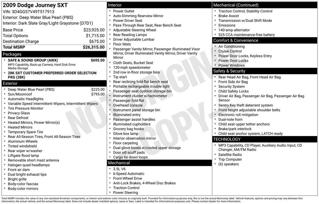 2009 DODGE Journey