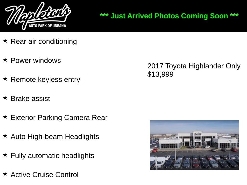 2017 TOYOTA Highlander