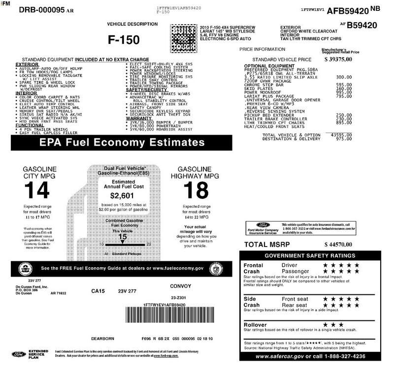 2010 FORD F-150