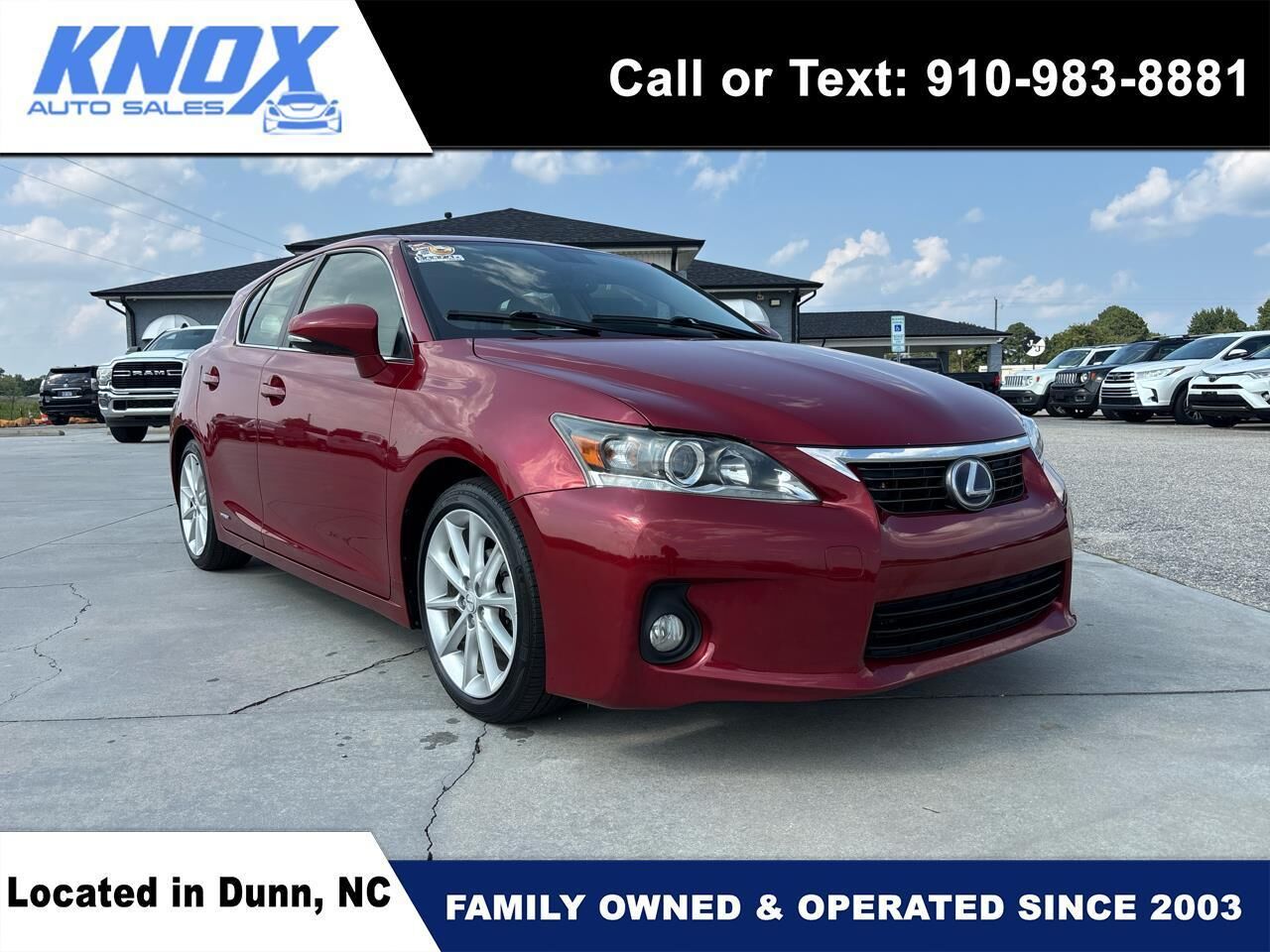 2013 LEXUS CT
