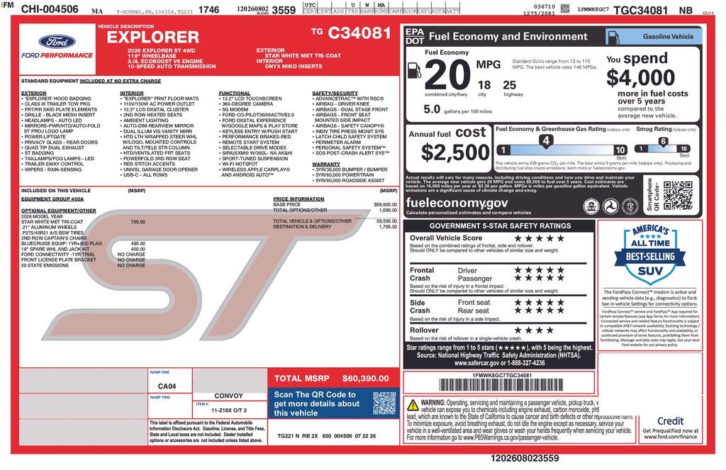 2026 FORD Explorer