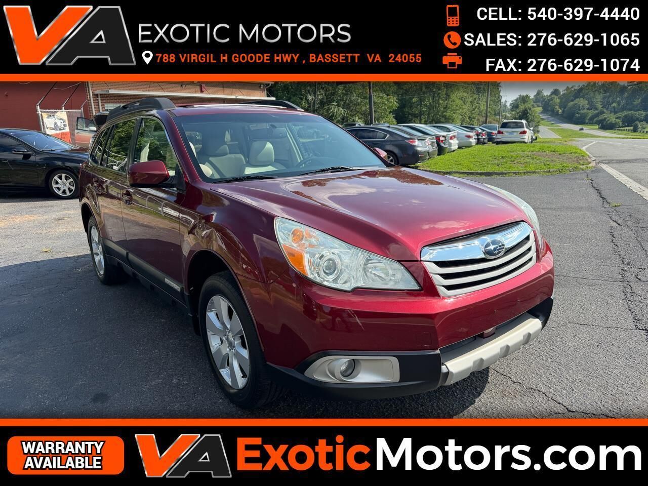 2011 SUBARU Outback