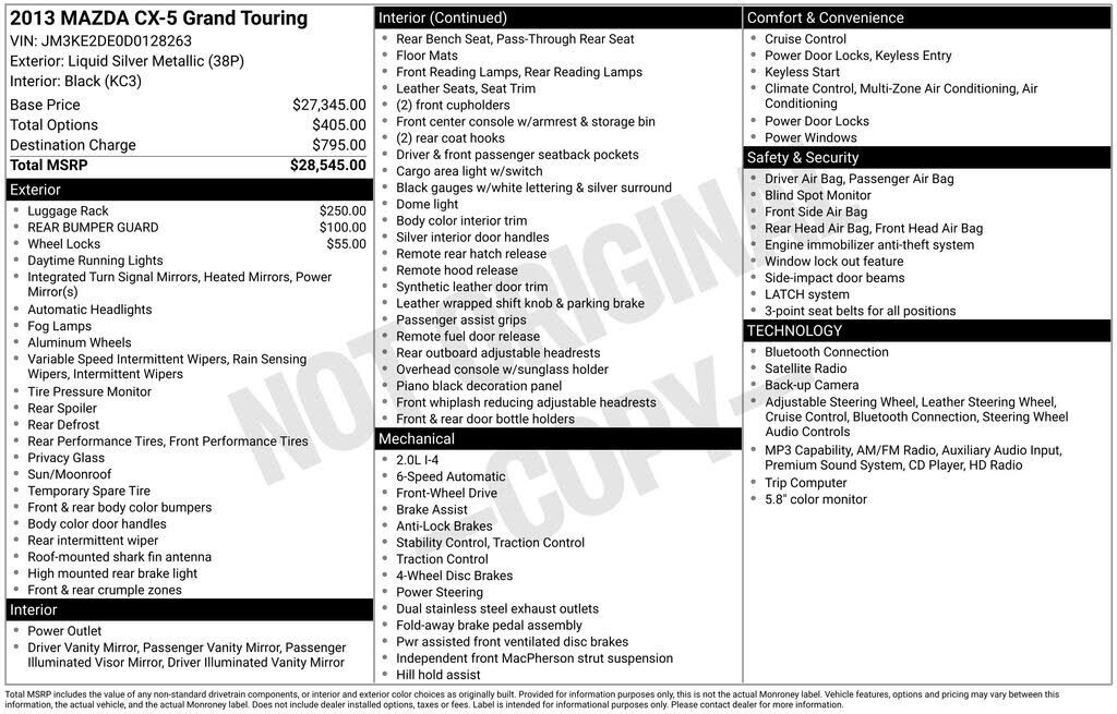 2013 MAZDA CX-5