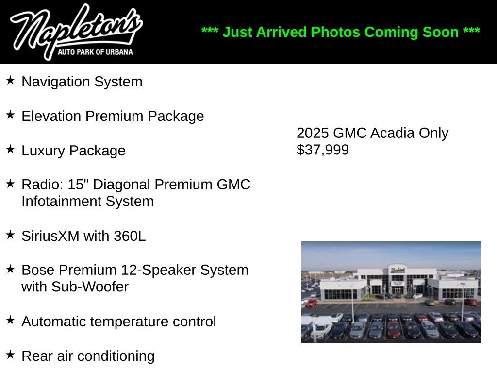 2025 GMC Acadia