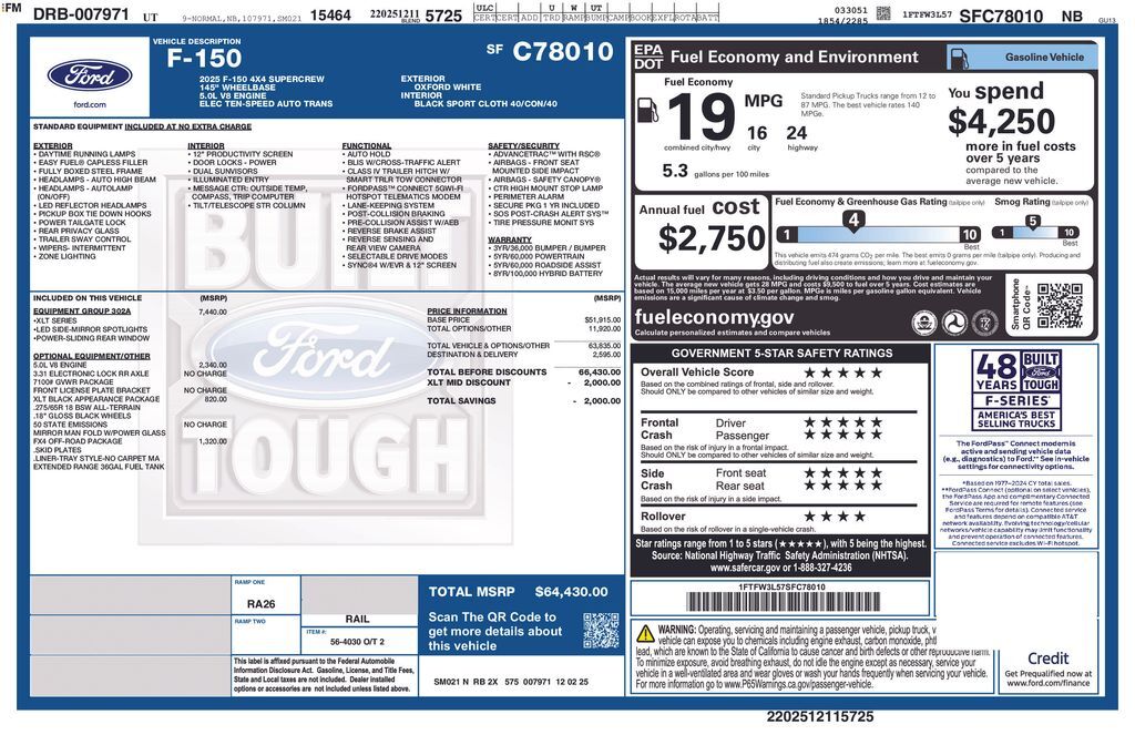 2025 FORD F-150