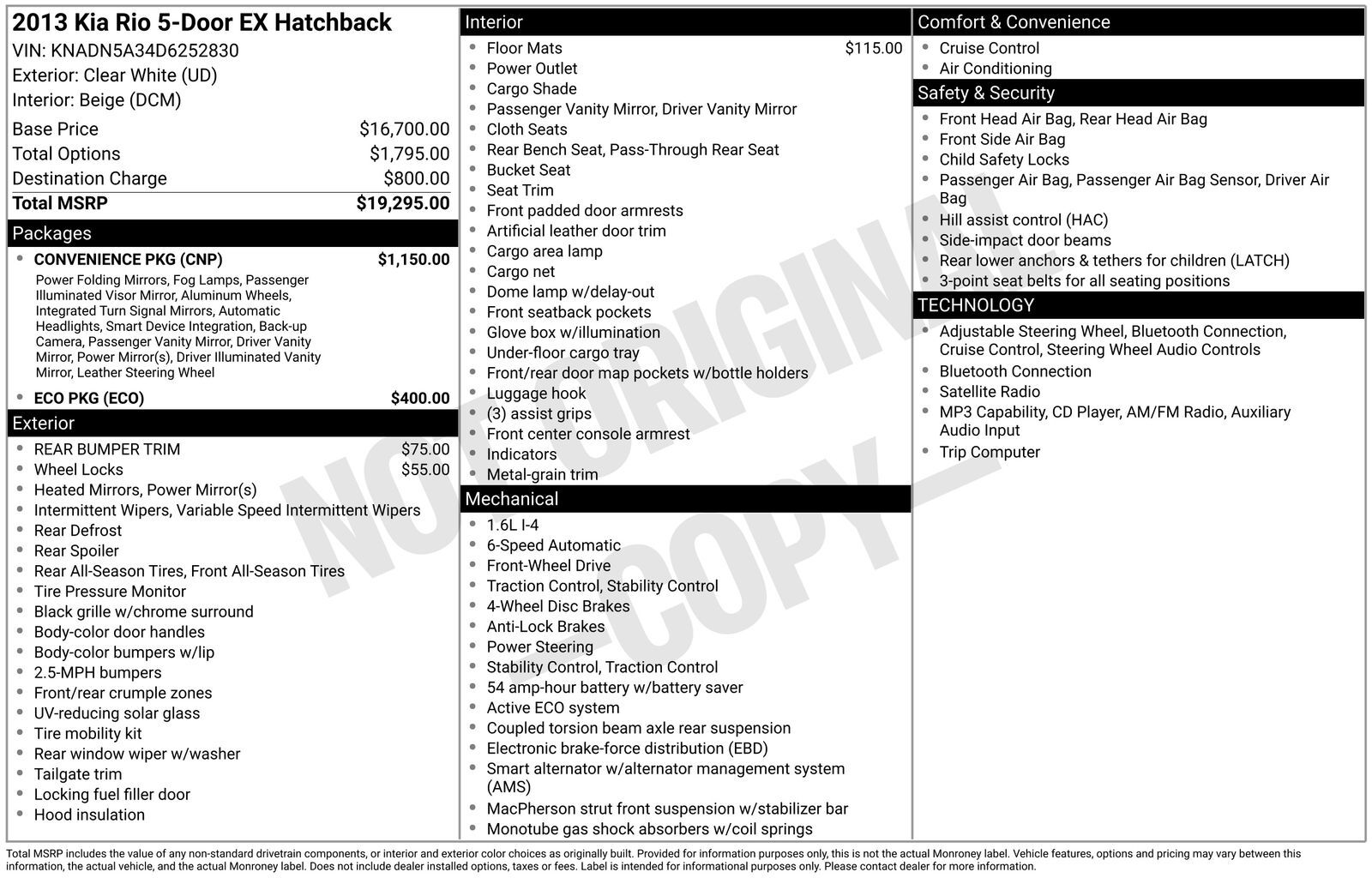 2013 KIA Rio