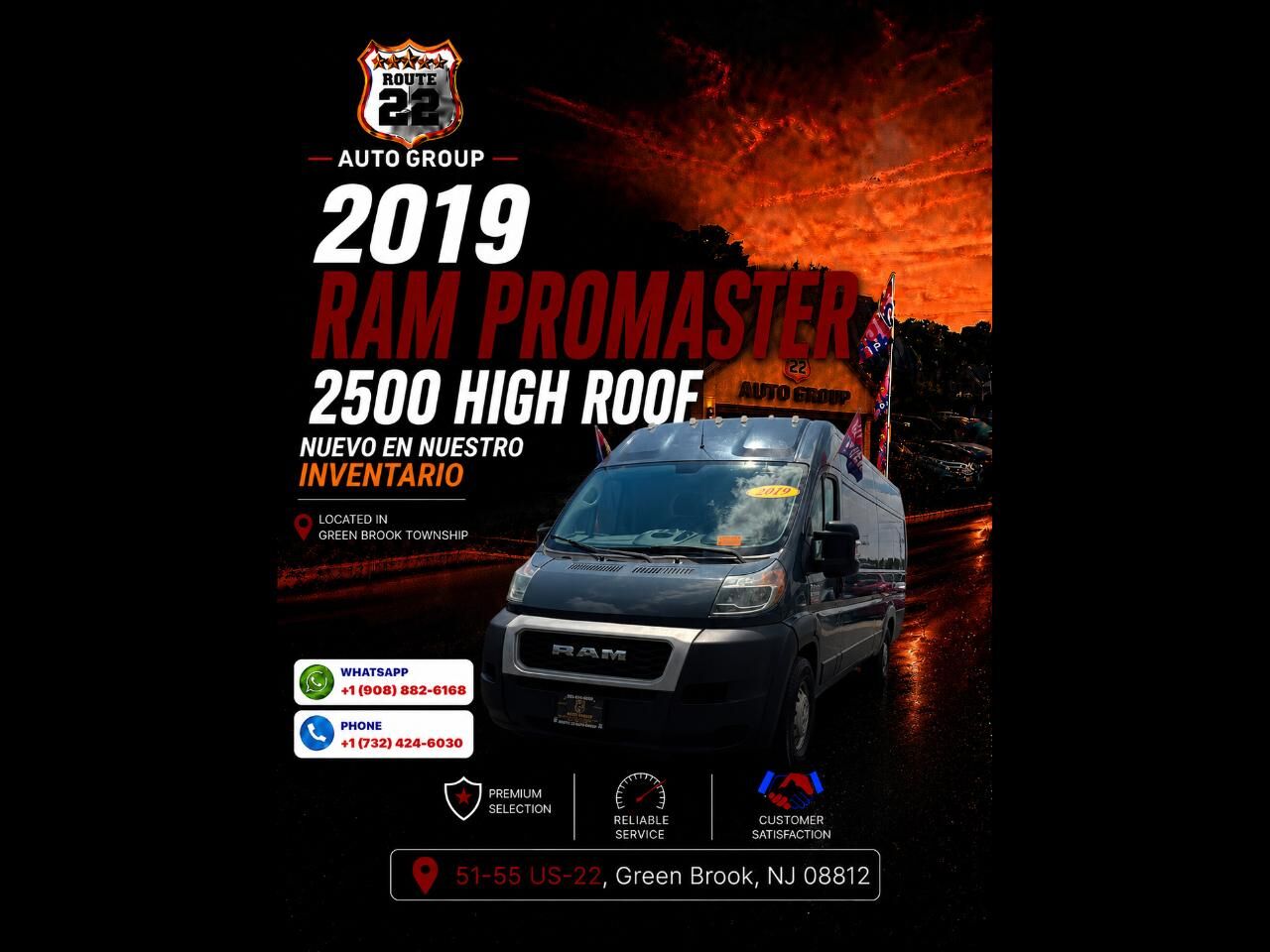 2019 RAM Promaster 2500