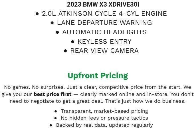 2023 BMW X3