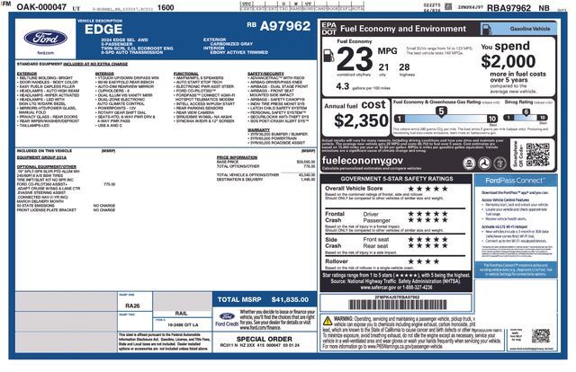 2024 FORD Edge