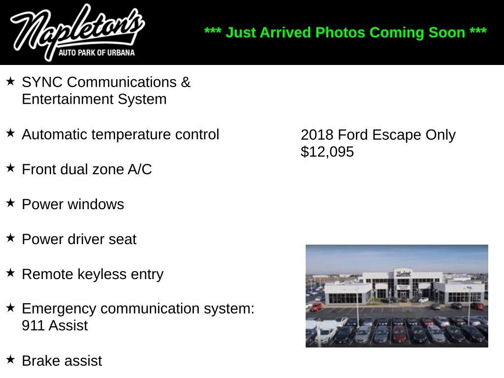 2018 FORD Escape