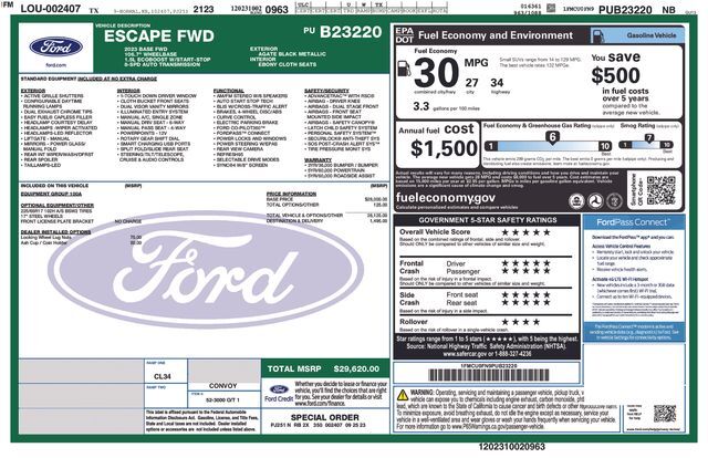2023 FORD Escape