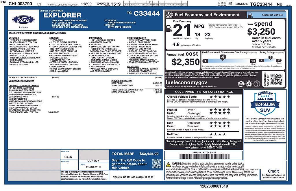 2026 FORD Explorer