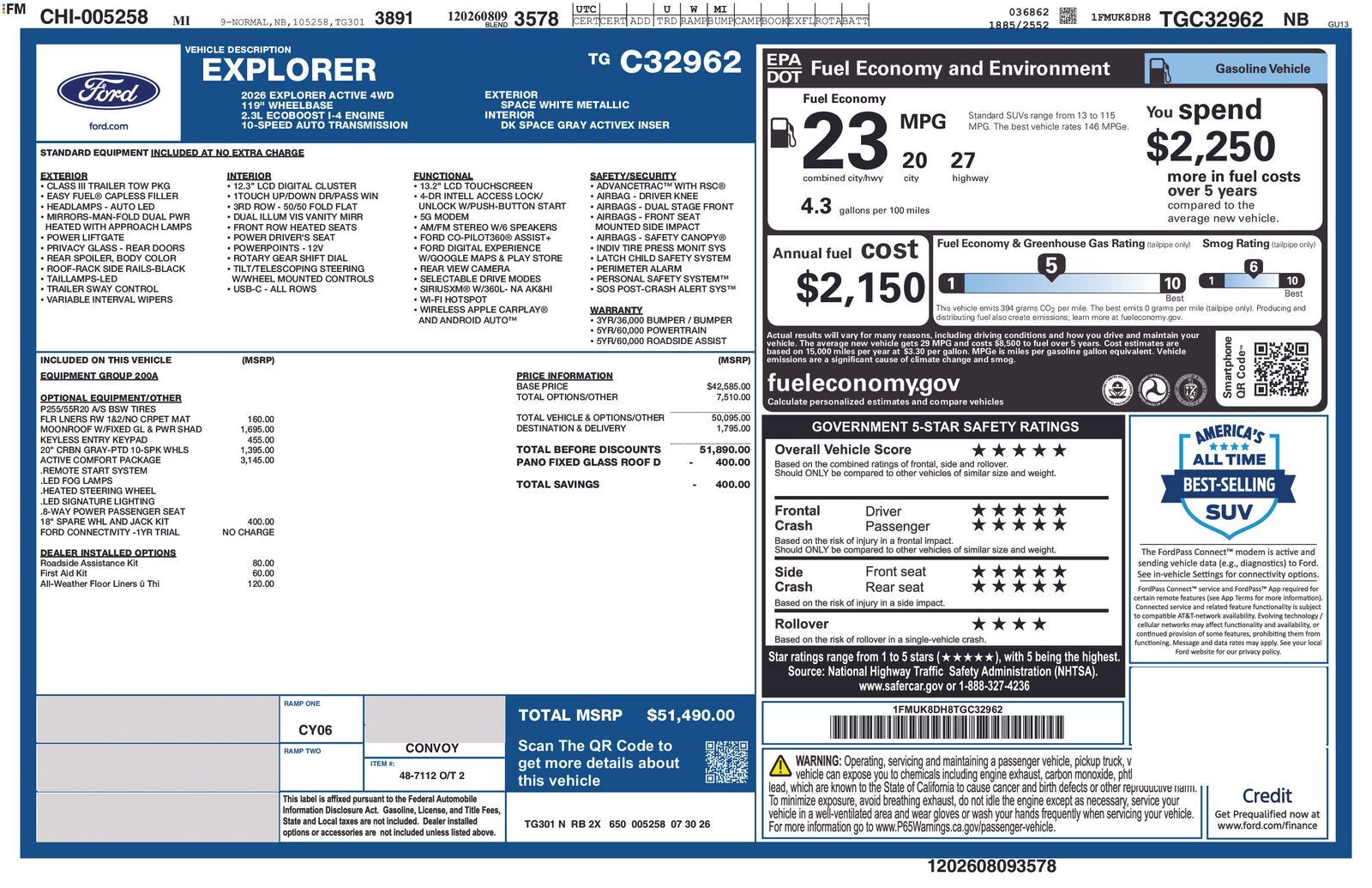2026 FORD Explorer
