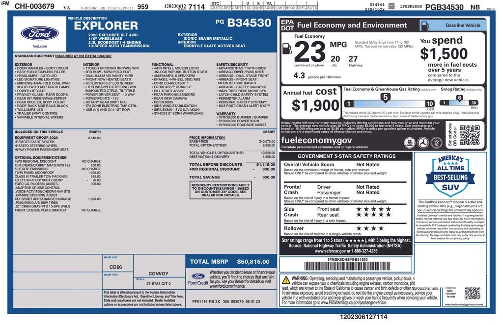2023 FORD Explorer