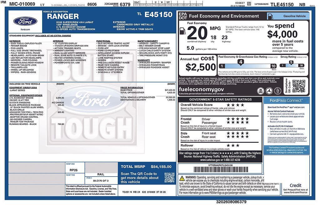 2026 FORD Ranger