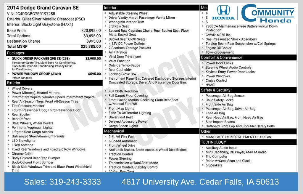 2014 DODGE Grand Caravan