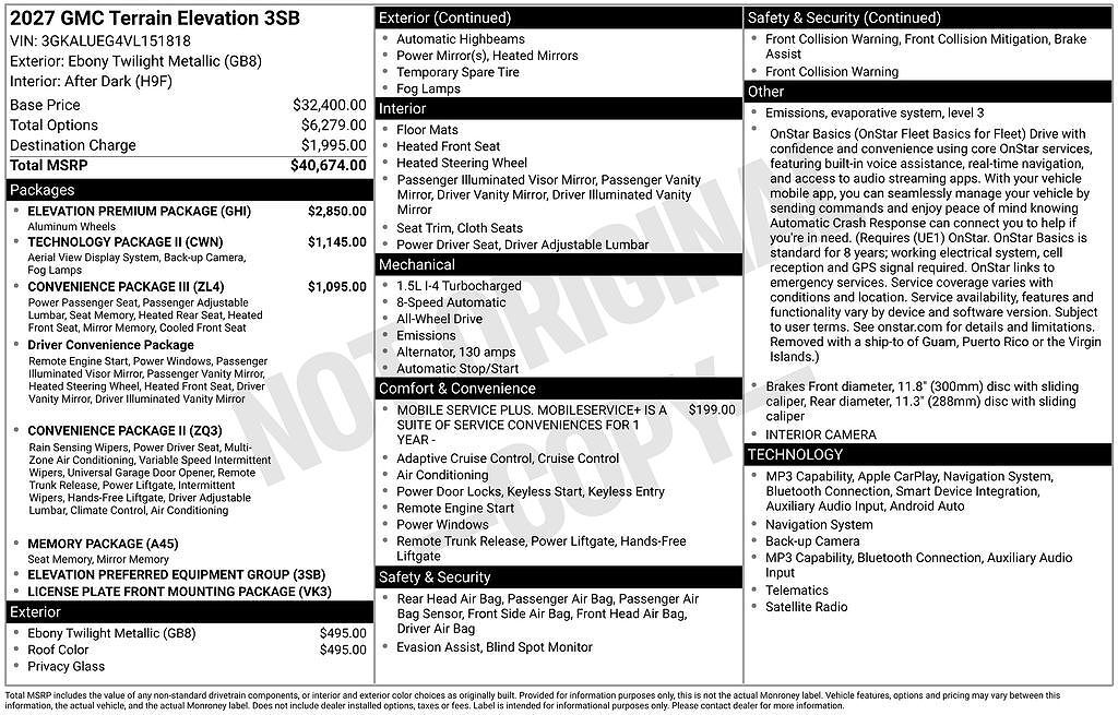 2027 GMC Terrain