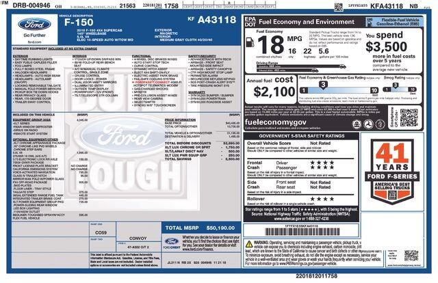 2019 FORD F-150